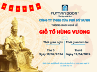 Thông báo lịch nghỉ lễ giỗ tổ Hùng Vương 2024