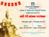 Thông báo lịch nghỉ lễ giỗ tổ Hùng Vương 2024